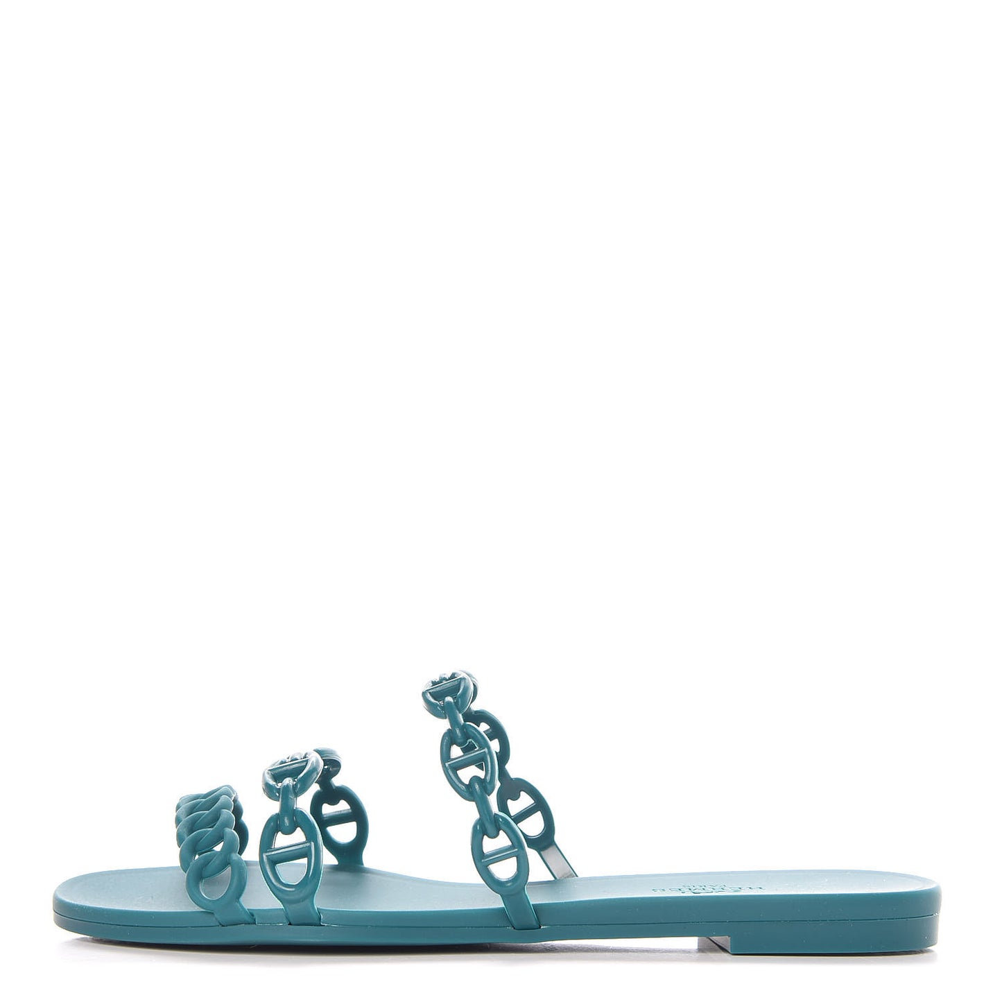 Rubber Chaine d'Ancre Rivage Sandals 36 Vert d'Ete
