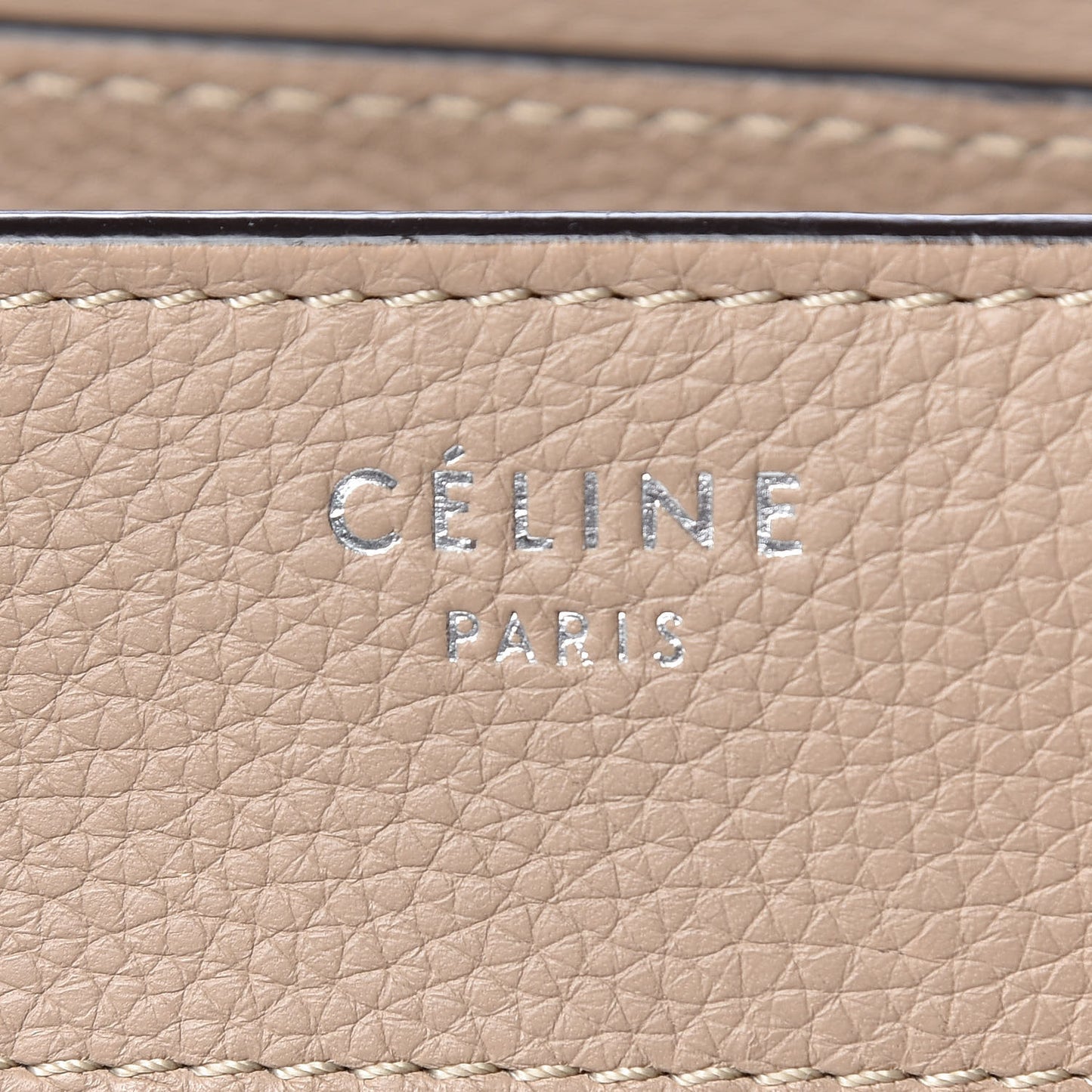 Drummed Calfskin Micro Luggage Dune