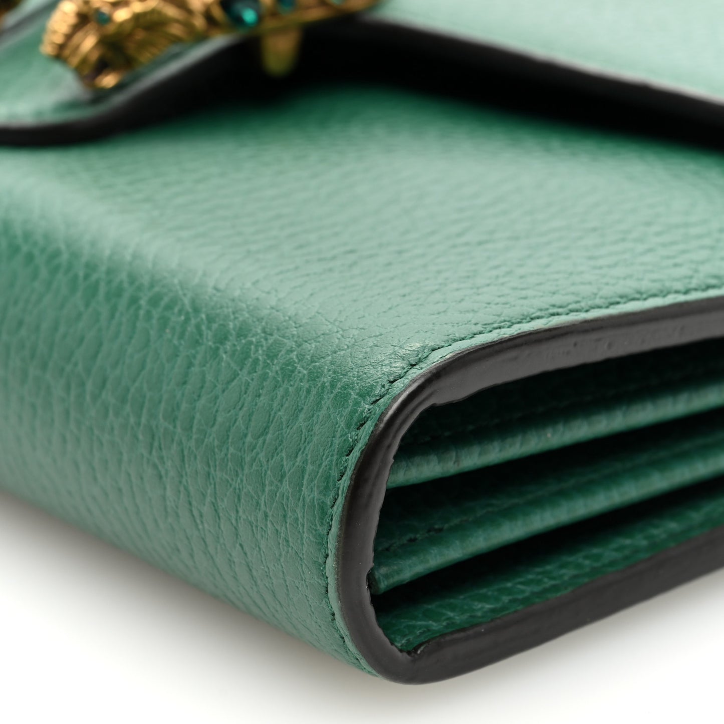 Calfskin Mini Dionysus Chain Wallet Emerald