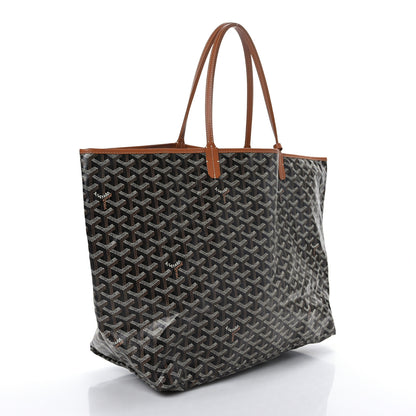 Goyard Goyardine Saint Louis GM Black Gold 3 of 8