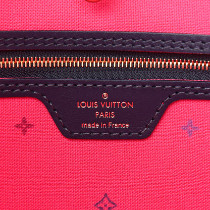 Louis Vuitton Monogram Giant Spring In The City Neverfull MM Midnight Fuchsia 7 of 10