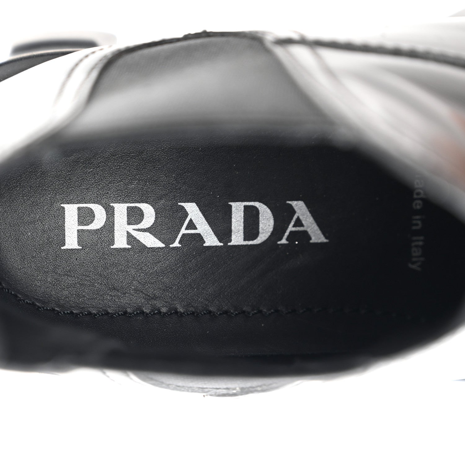Prada Spazzolato Rois Monolith Chelsea 55mm Ankle Boots 36 Black 7 of 12