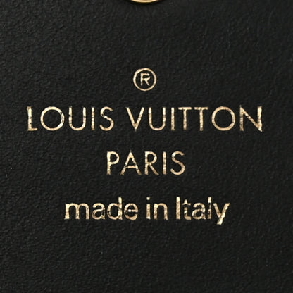 Louis Vuitton Calfskin Love Lock New Wave Long Wallet Black 6 of 14