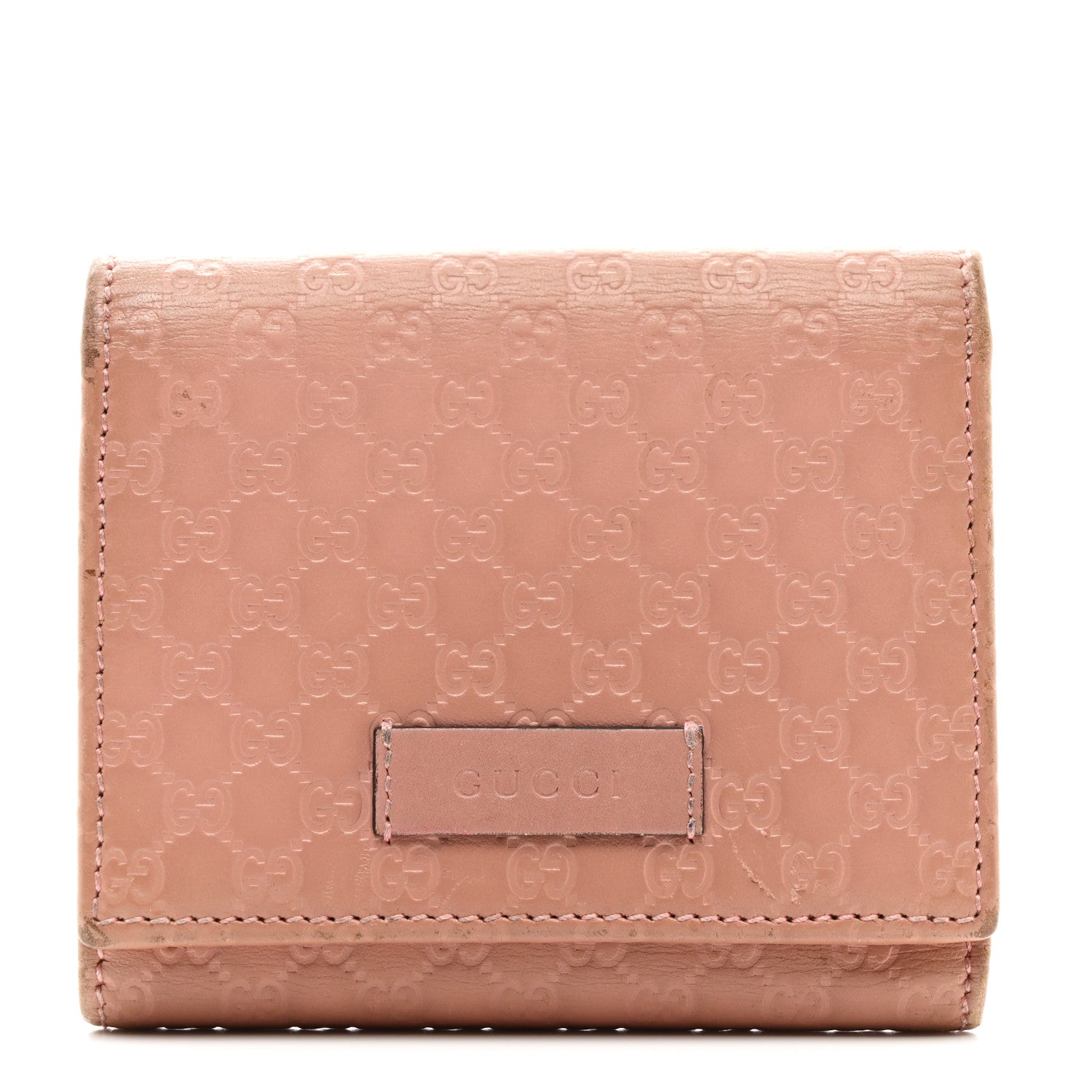 Gucci Microguccissima Flap Wallet Pink 1 of 10