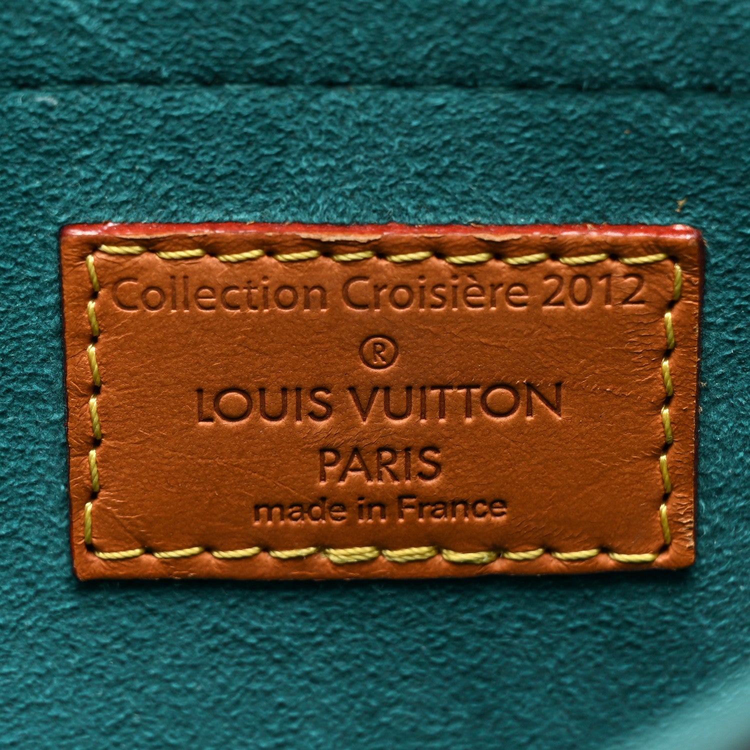 Louis Vuitton Monogram SC Flore Saumur Teal 9 of 16