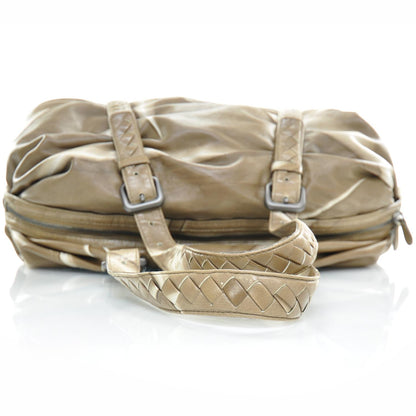 Bottega Veneta Leather Lightweight Tye Dye Duffel Cigar 4 of 11