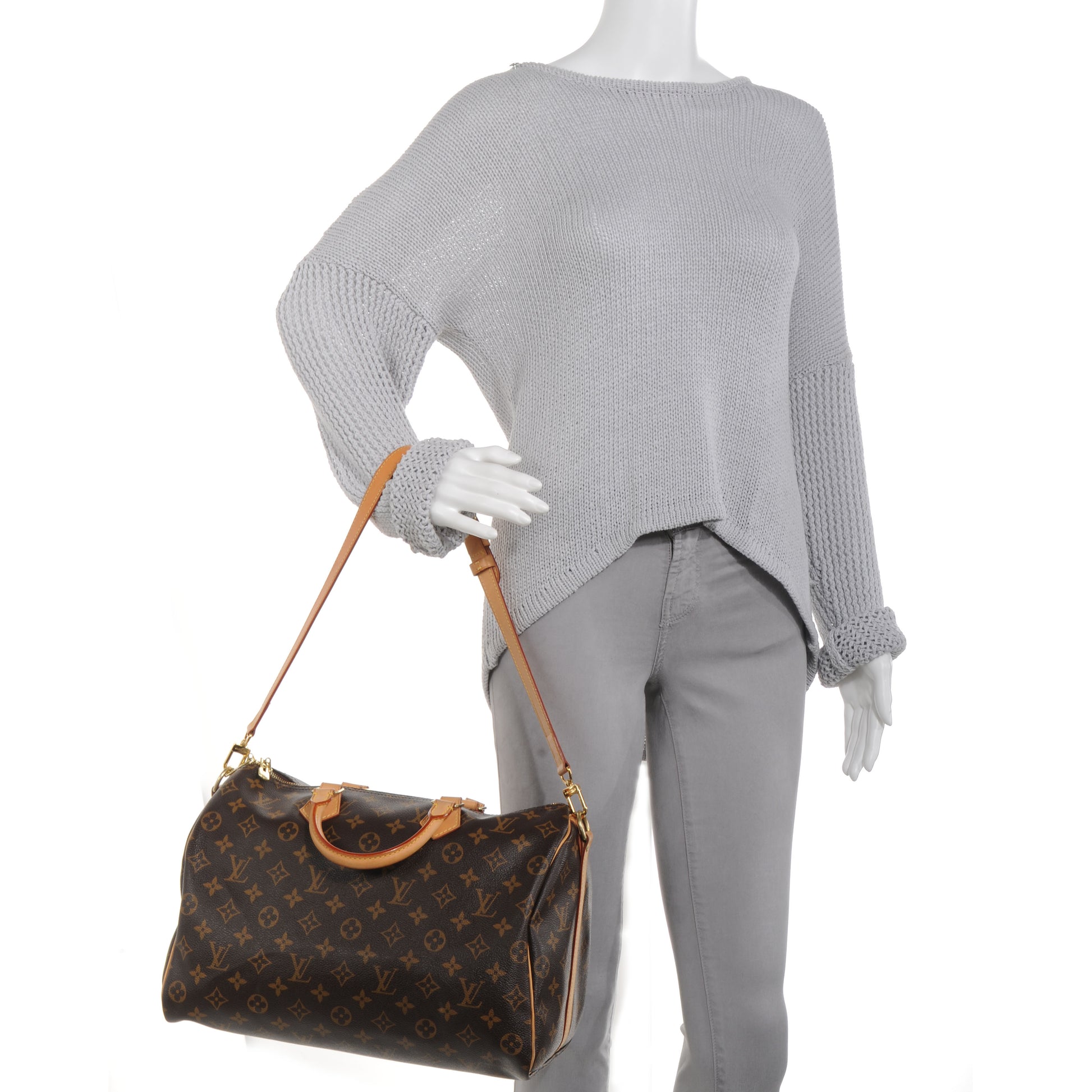 Louis Vuitton Monogram Speedy Bandouliere 35 2 of 8
