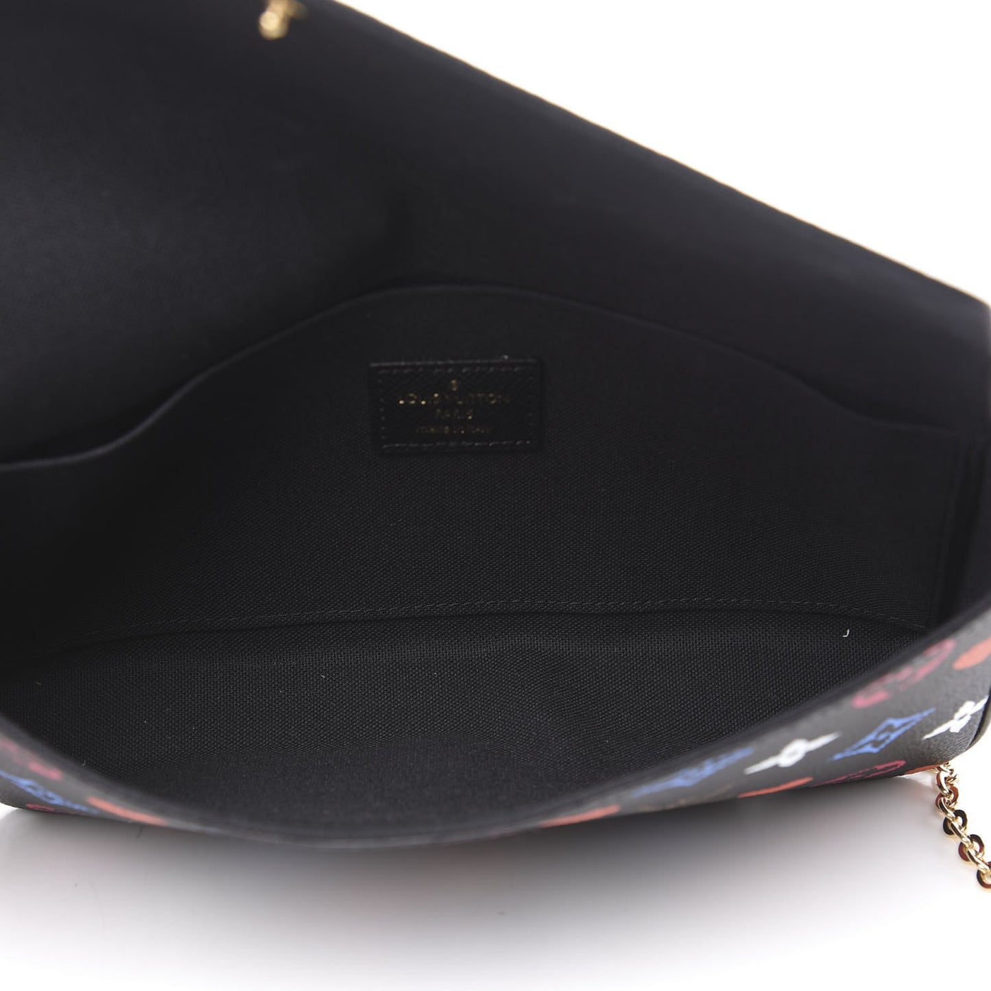 Game On Felicie Chain Wallet Black