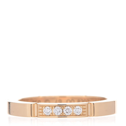 Cartier 18K Yellow Gold Diamond Maillon Panthere Wedding Band Ring 49 5.75 1 of 5
