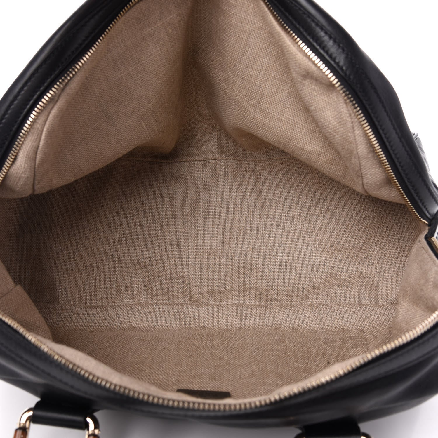 Gucci Calfskin Bamboo Boston Black 5 of 11