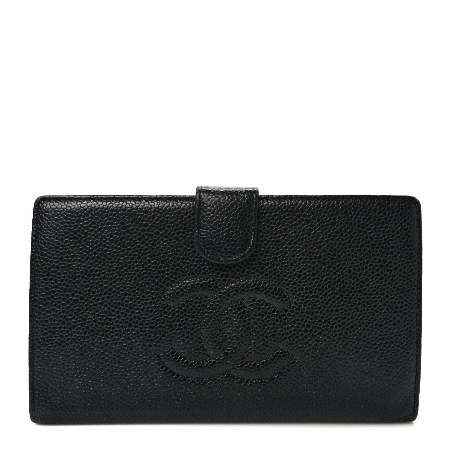 Chanel Caviar Timeless CC French Wallet Black 1 of 10