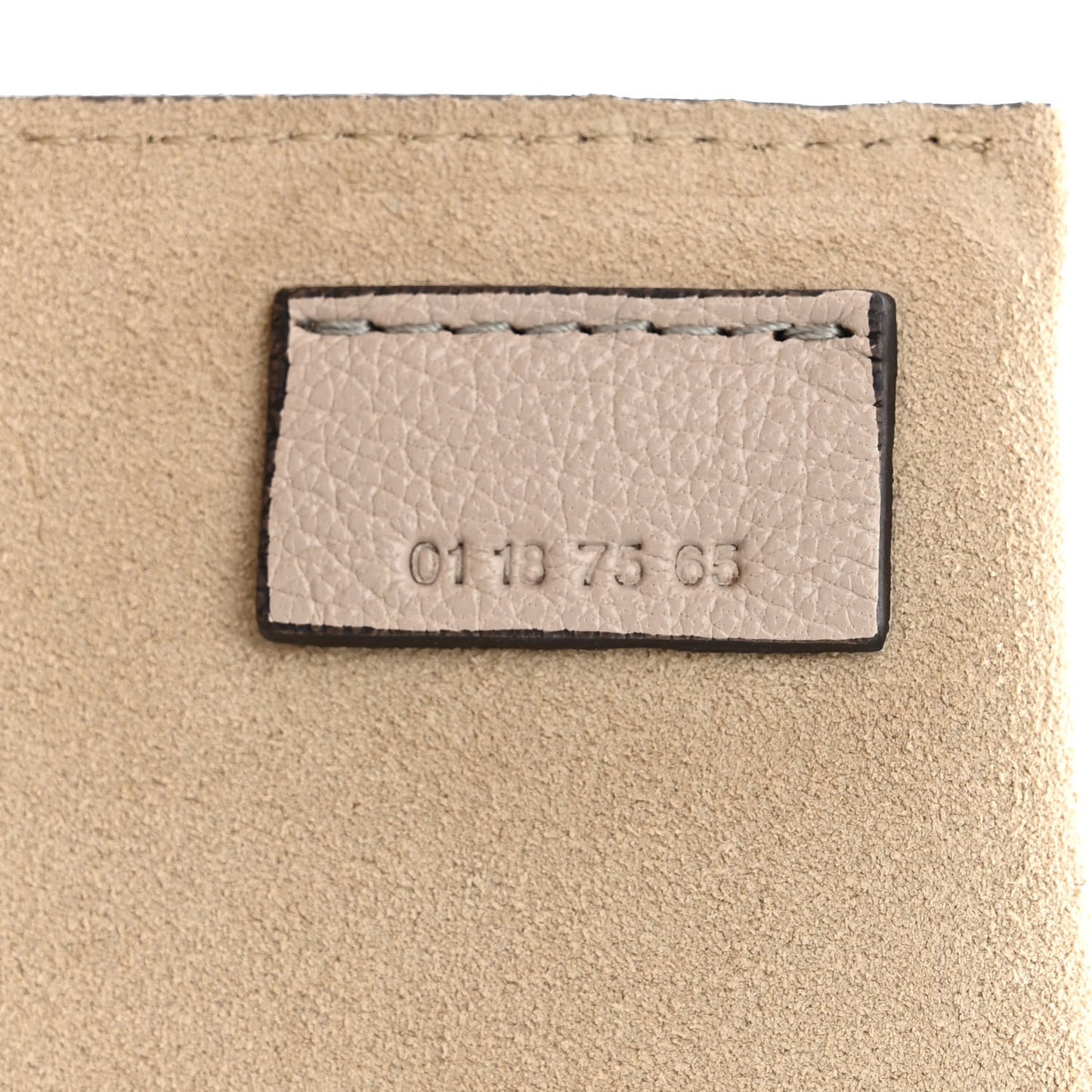 Calfskin Suede Small Pixie Bag Pastel Grey