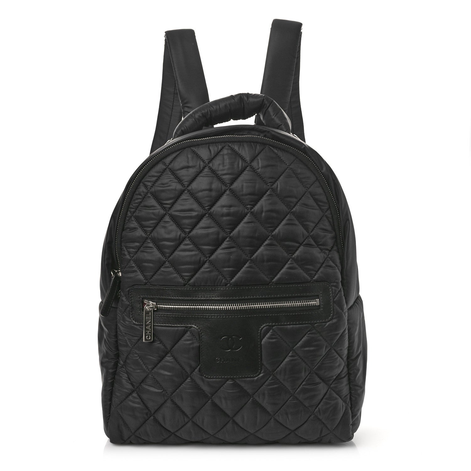 Chanel Nylon Quilted Coco Cocoon Backpack Black 1 of 8