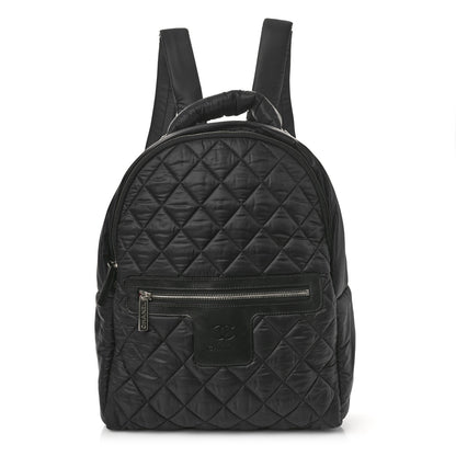 Chanel Nylon Quilted Coco Cocoon Backpack Black 1 of 8