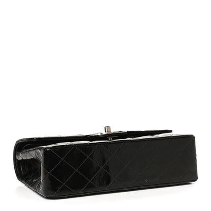 Chanel Patent Quilted Small Double Flap Black 4 of 13