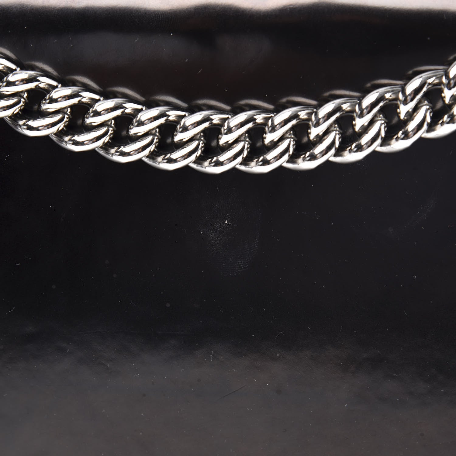 Chanel Glazed Calfskin Large Boy Flap Black 11 of 14