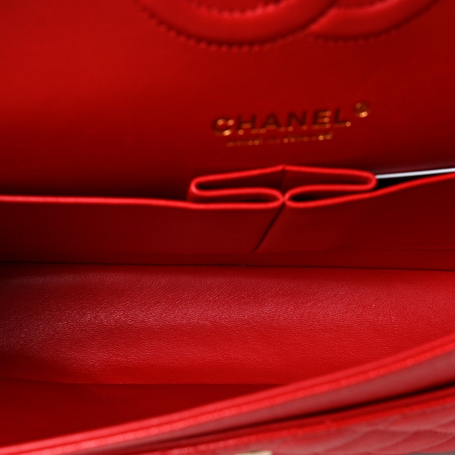 Chanel Caviar Quilted Medium Double Flap Red 5 of 9