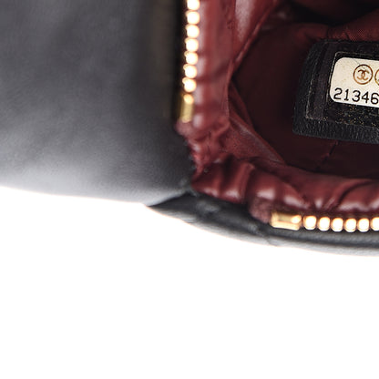 Chanel Lambskin Quilted CC Beauty Clutch Black 6 of 7