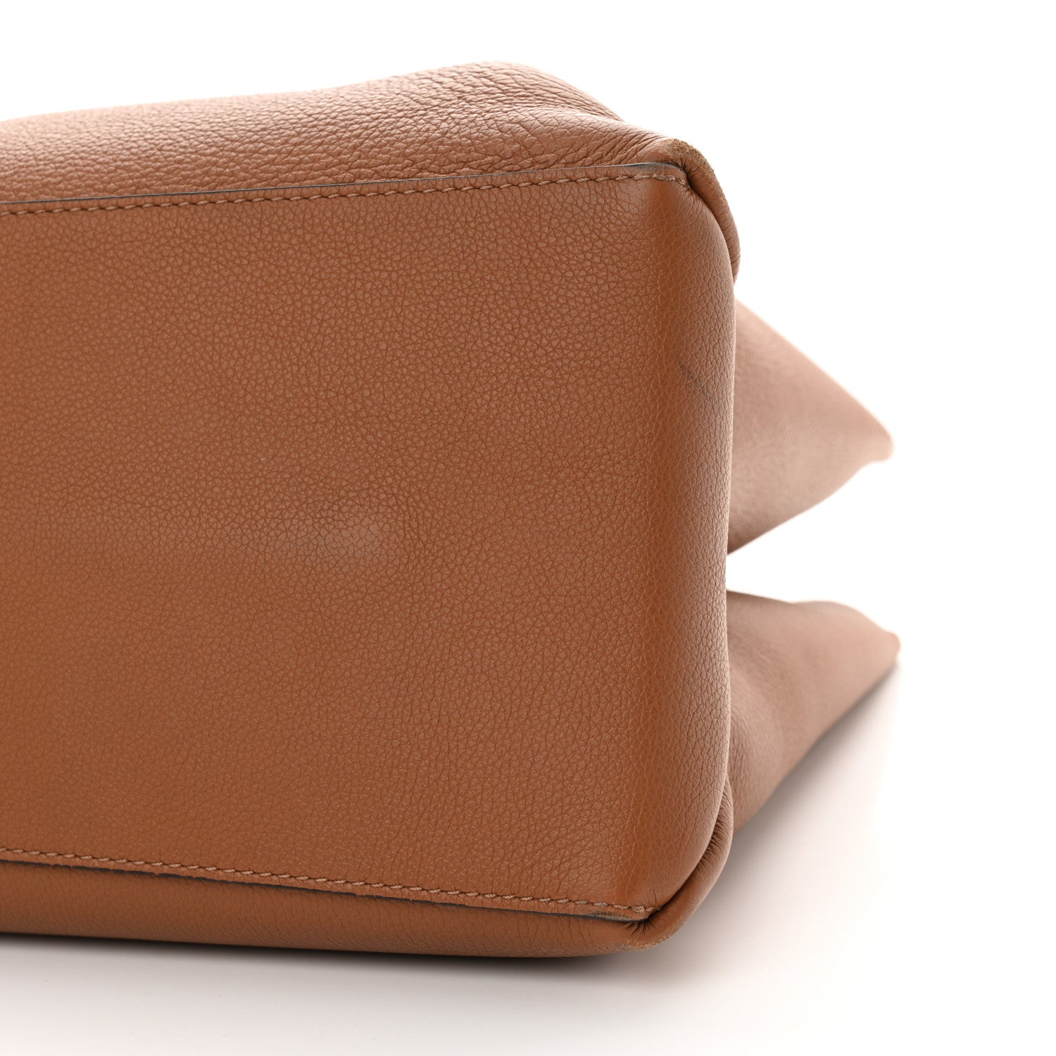 Louis Vuitton Grained Calfskin Lockme Shopper Chataigne 9 of 10