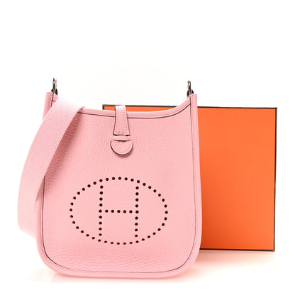 Hermes Taurillon Clemence Evelyne TPM Rose Sakura Rose Sakura 11 of 11