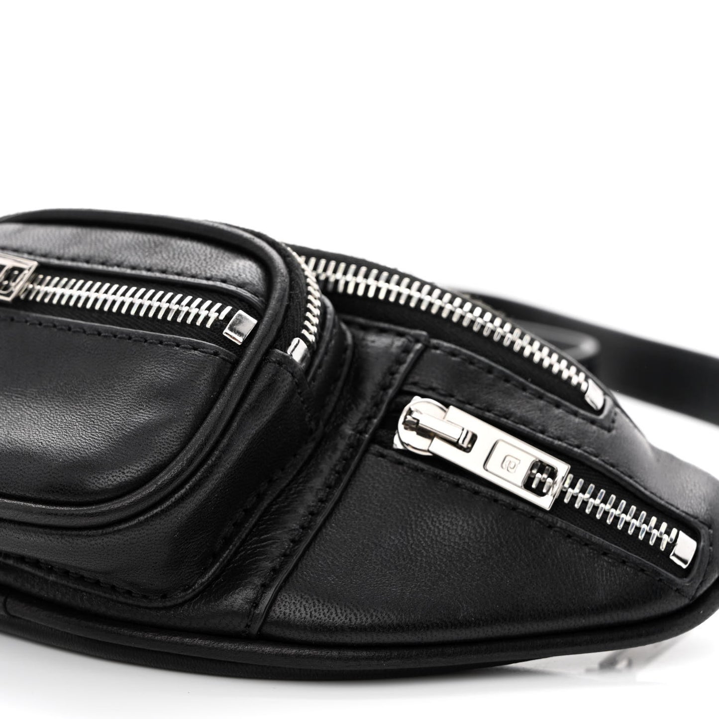 Lambskin Mini Attica Belt Bag Black
