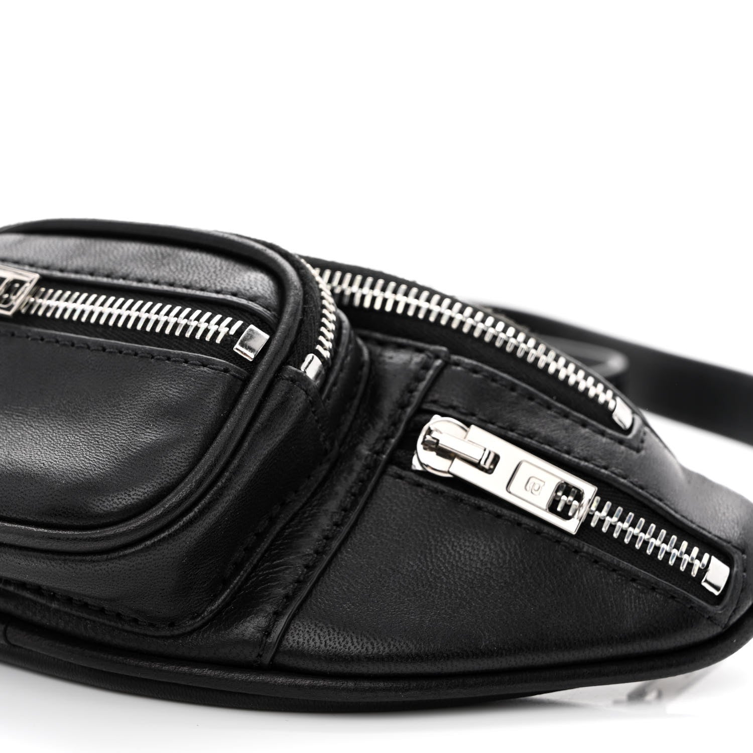 Alexander Wang Lambskin Mini Attica Belt Bag Black 11 of 12