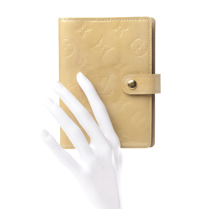 Louis Vuitton Vernis Small Ring Agenda Cover Blanc Corail 2 of 7