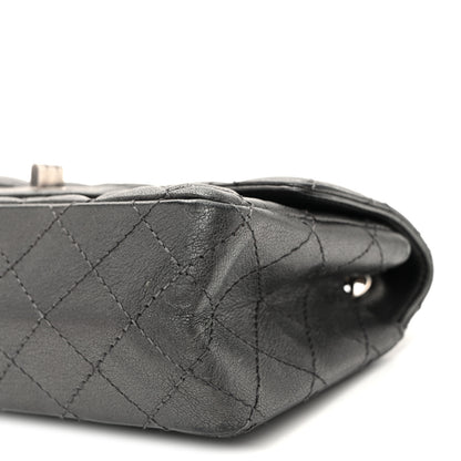 Chanel Goatskin Quilted 2.55 Reissue Mini Flap  Dark Silver 10 of 10