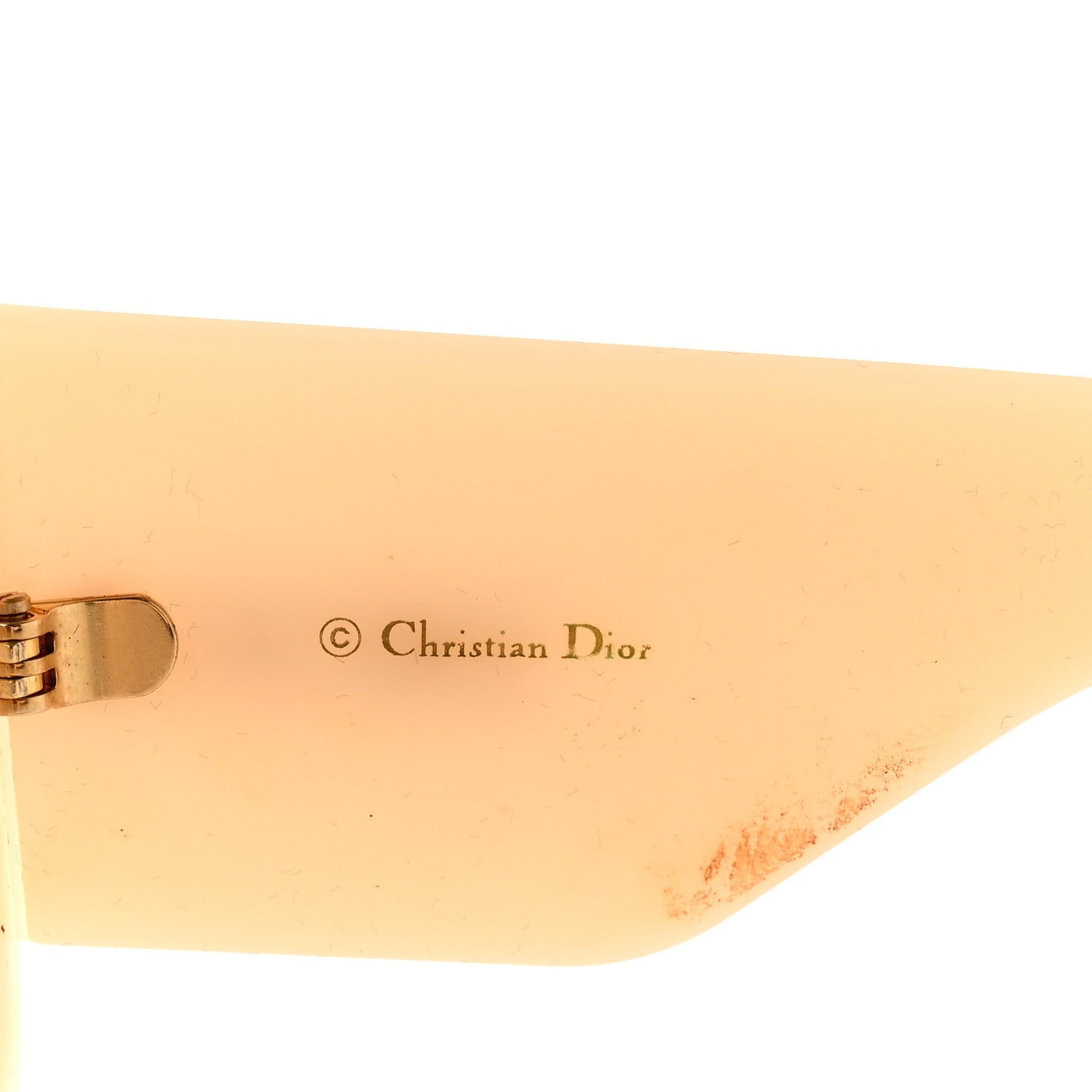 Christian Dior Acetate DiorSo Light 1 Shield Sunglasses Ivory 5 of 9