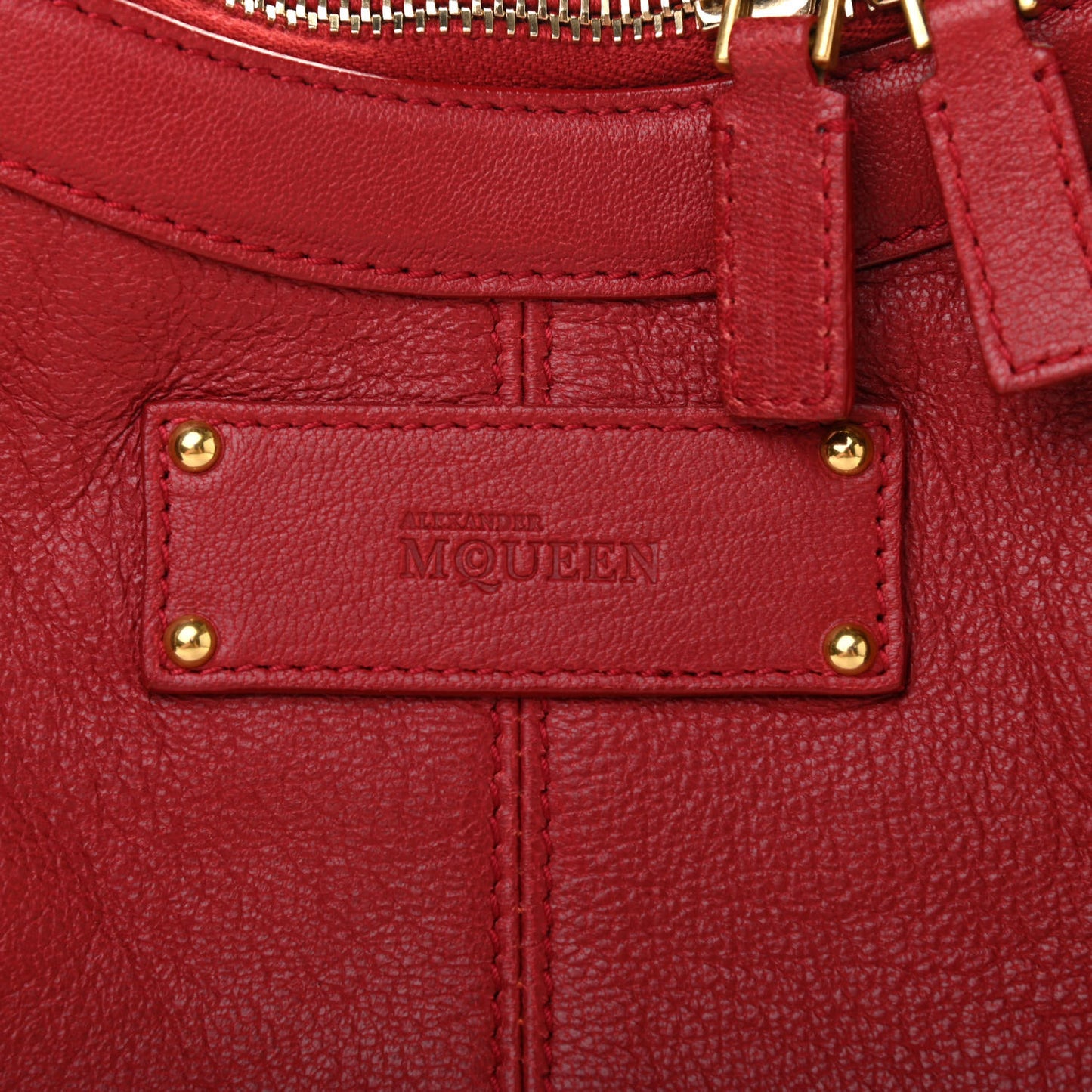 Calfskin De Manta Clutch Red
