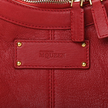 Alexander McQueen Calfskin De Manta Clutch Red 5 of 12