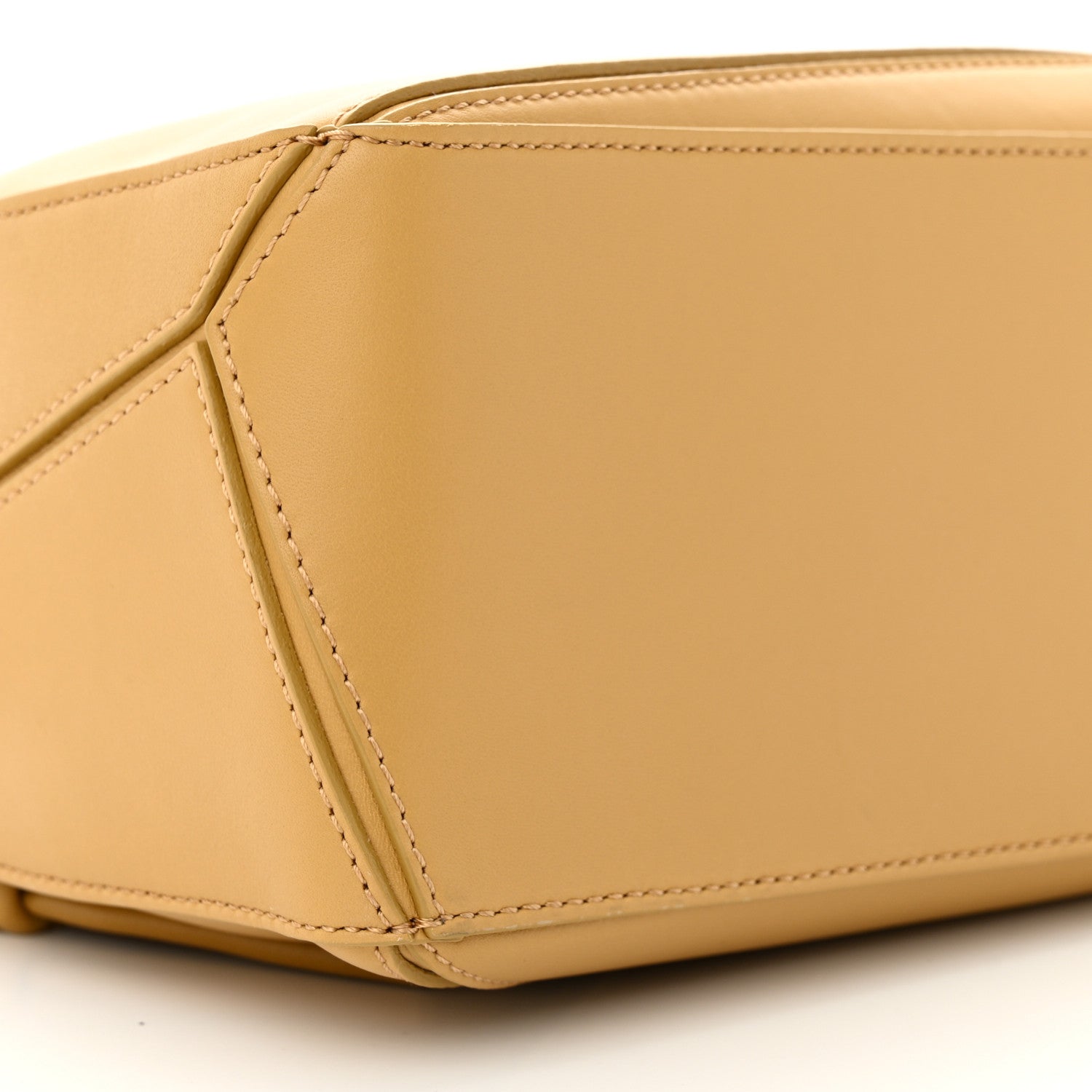 Loewe Calfskin Small Woven Puzzle Bag Sahara 8 of 9