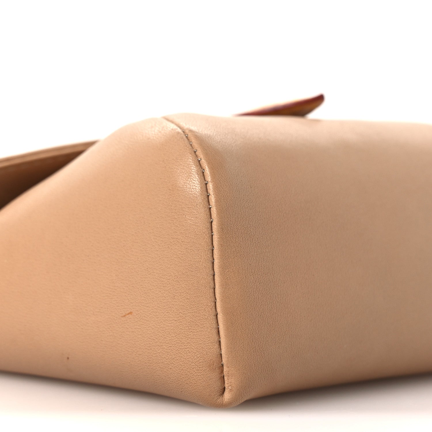 Louis Vuitton Lambskin Pouch Beige 8 of 13