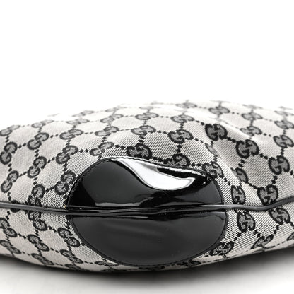Gucci Monogram Classic Ring Hobo Blue 9 of 10