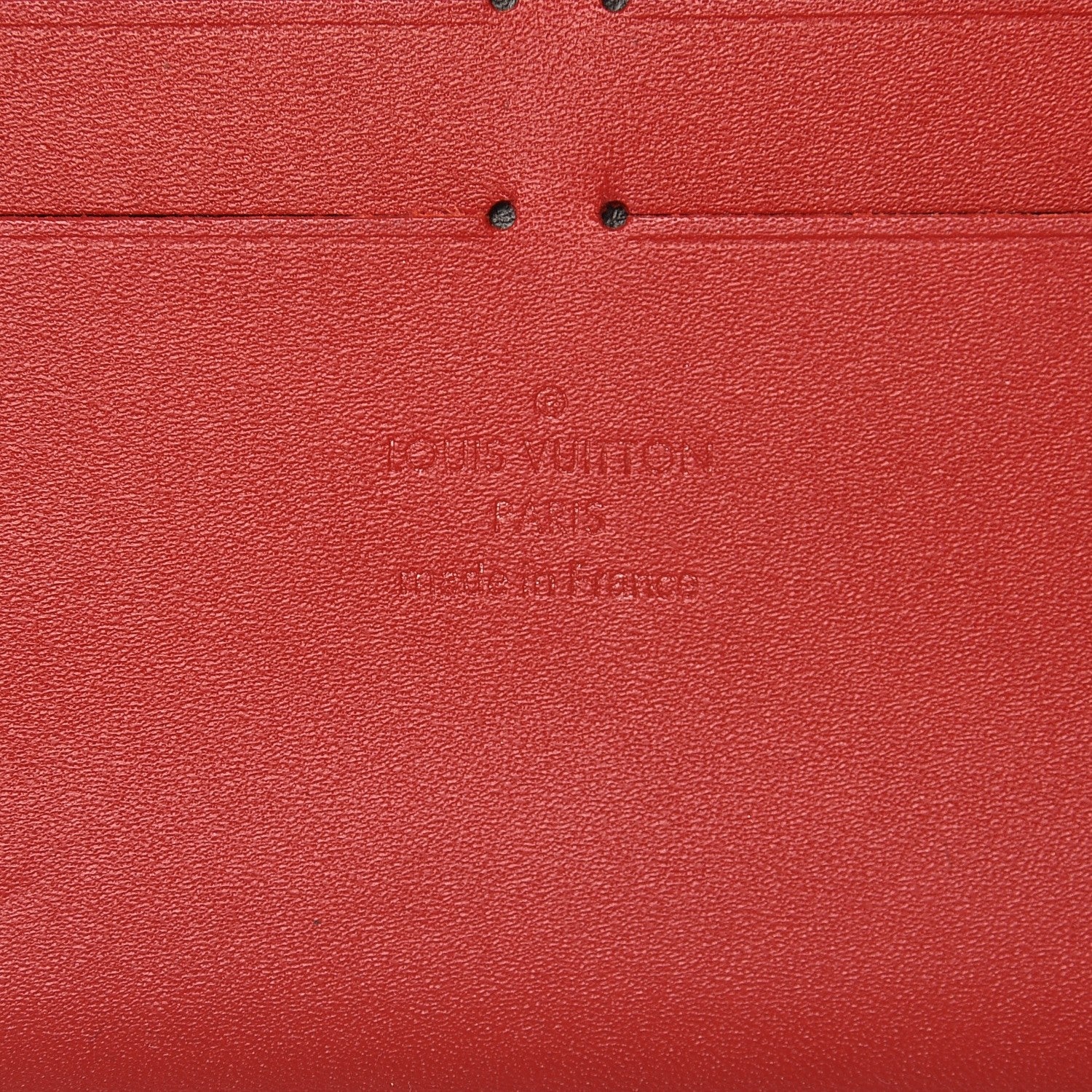 Louis Vuitton Calfskin Felicie Chain Wallet Card Holder Insert 6 of 6