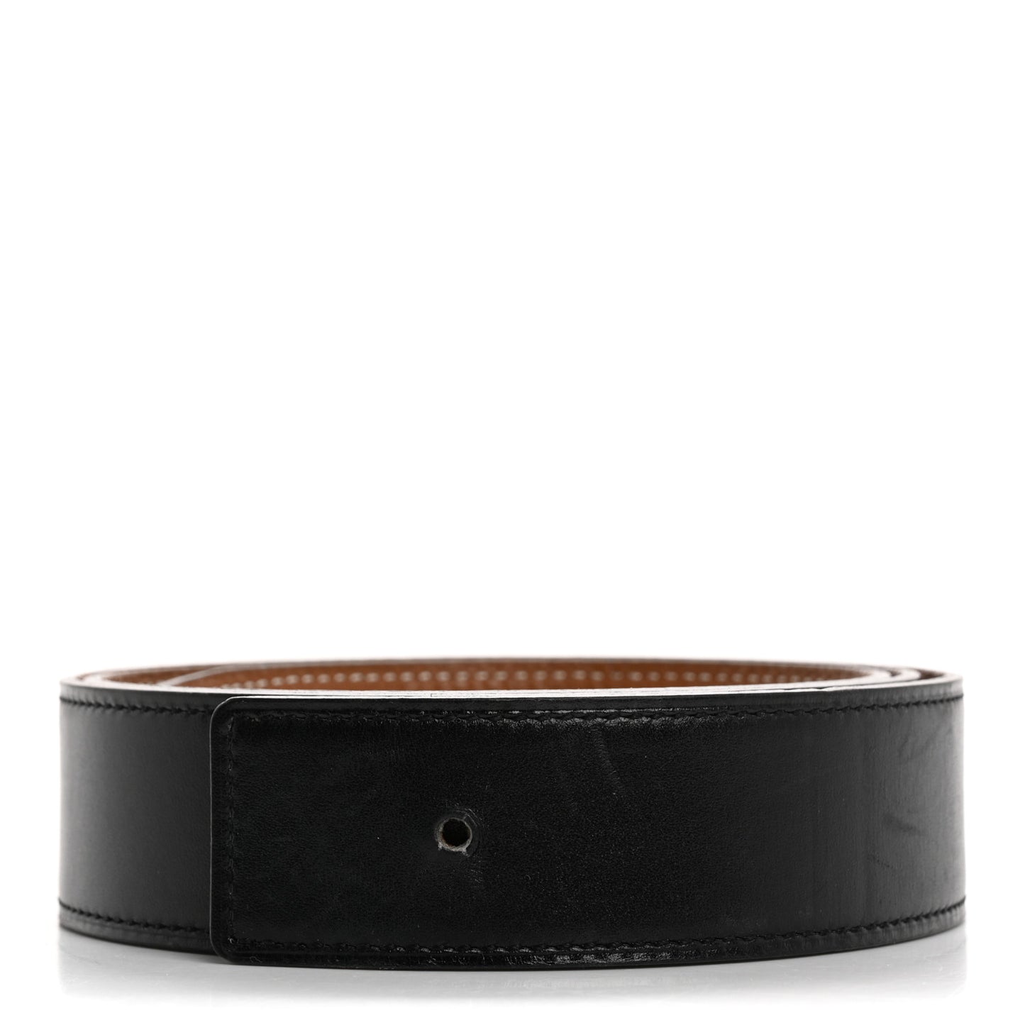 Box Togo Reversible 32mm Belt Strap 85 34 Black Gold