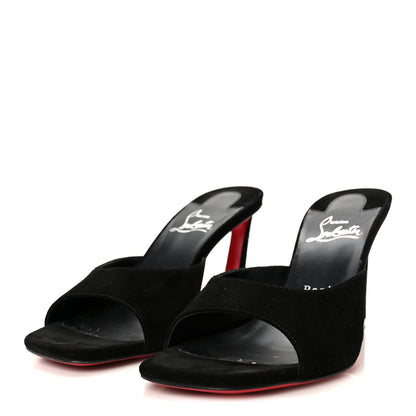 Christian Louboutin Veau Velours Condora 85 Mules 37 Black 4 of 8