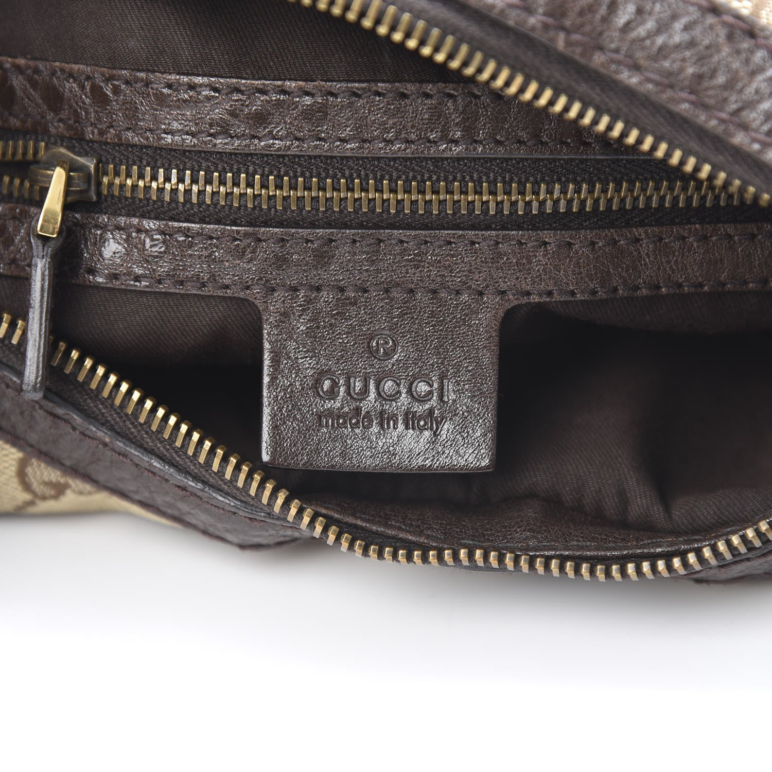 Gucci Monogram Medium Interlocking Hobo Dark Brown 6 of 18