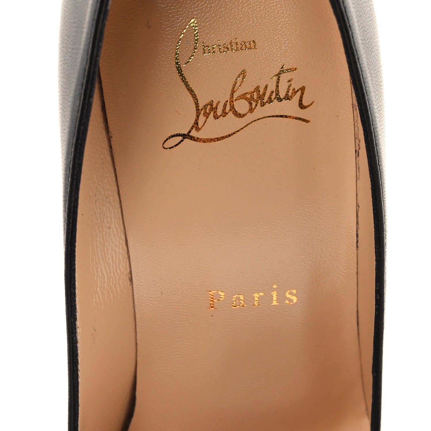 Christian Louboutin Shiny Nappa Kate 100 Pumps 35.5 Black 8 of 9