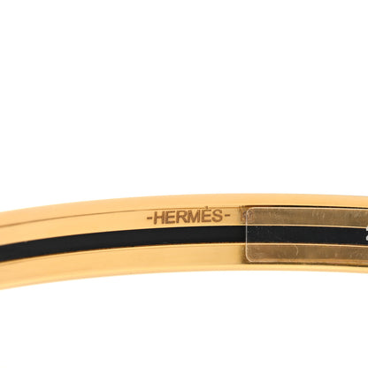 Hermes Enamel Printed Extra Narrow Bracelet 70 Bleu Polaire 3 of 3