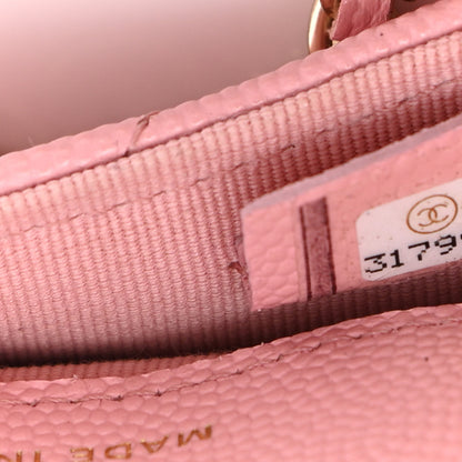 Chanel Caviar Quilted Mini Chain Belt Bag Light Pink 8 of 11
