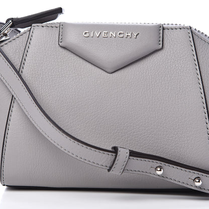 Givenchy Sugar Goatskin Nano Antigona Pearl Grey 7 of 10