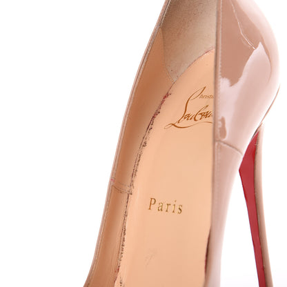 Christian Louboutin Patent So Kate 120 Pumps 38 Nude 9 of 10