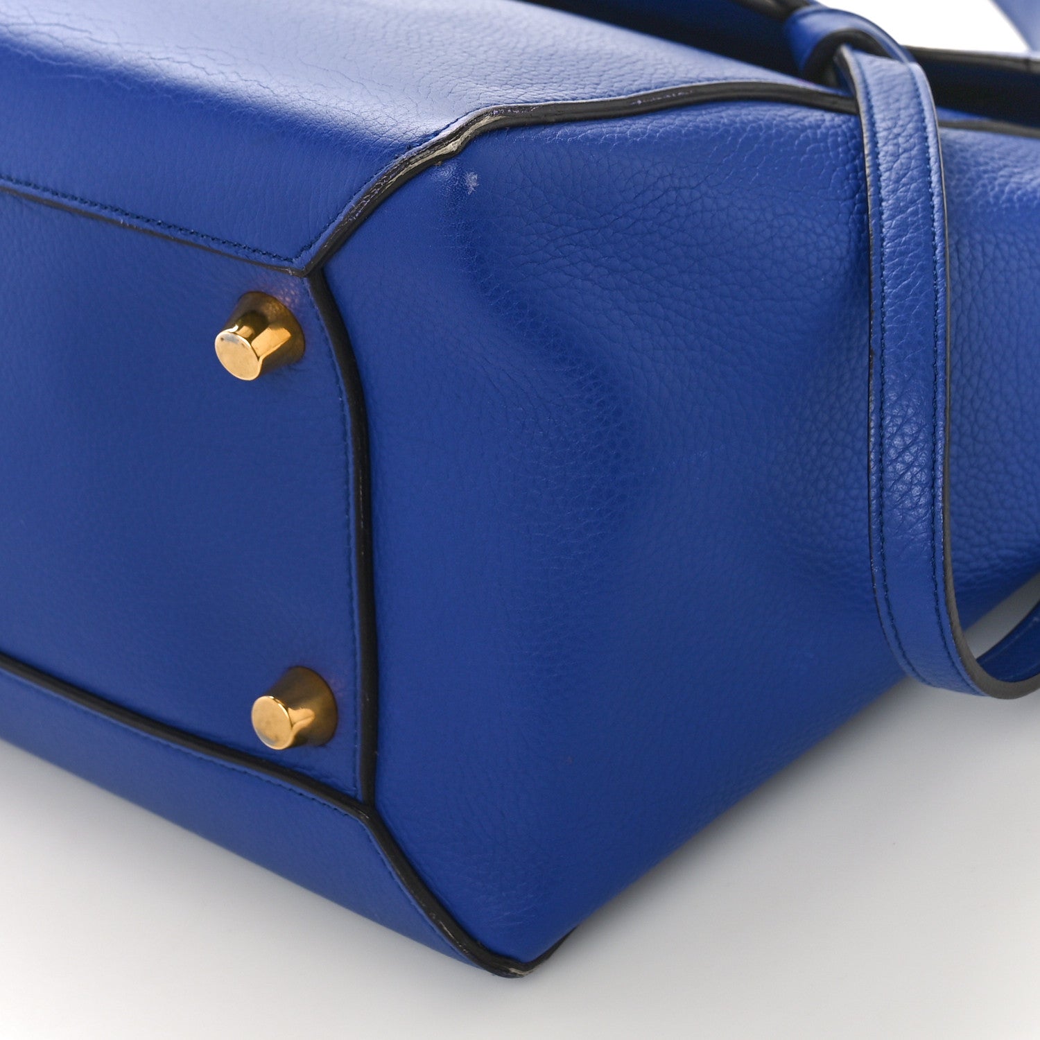 Celine Grained Calfskin Small Belt Bag Indigo 7 of 11