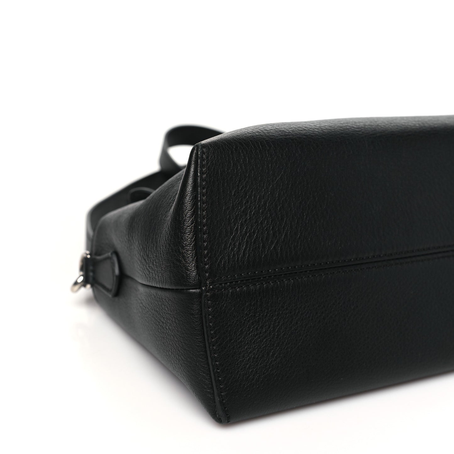 Vitello Dolce Marmol Medium By The Way Boston Bag Black