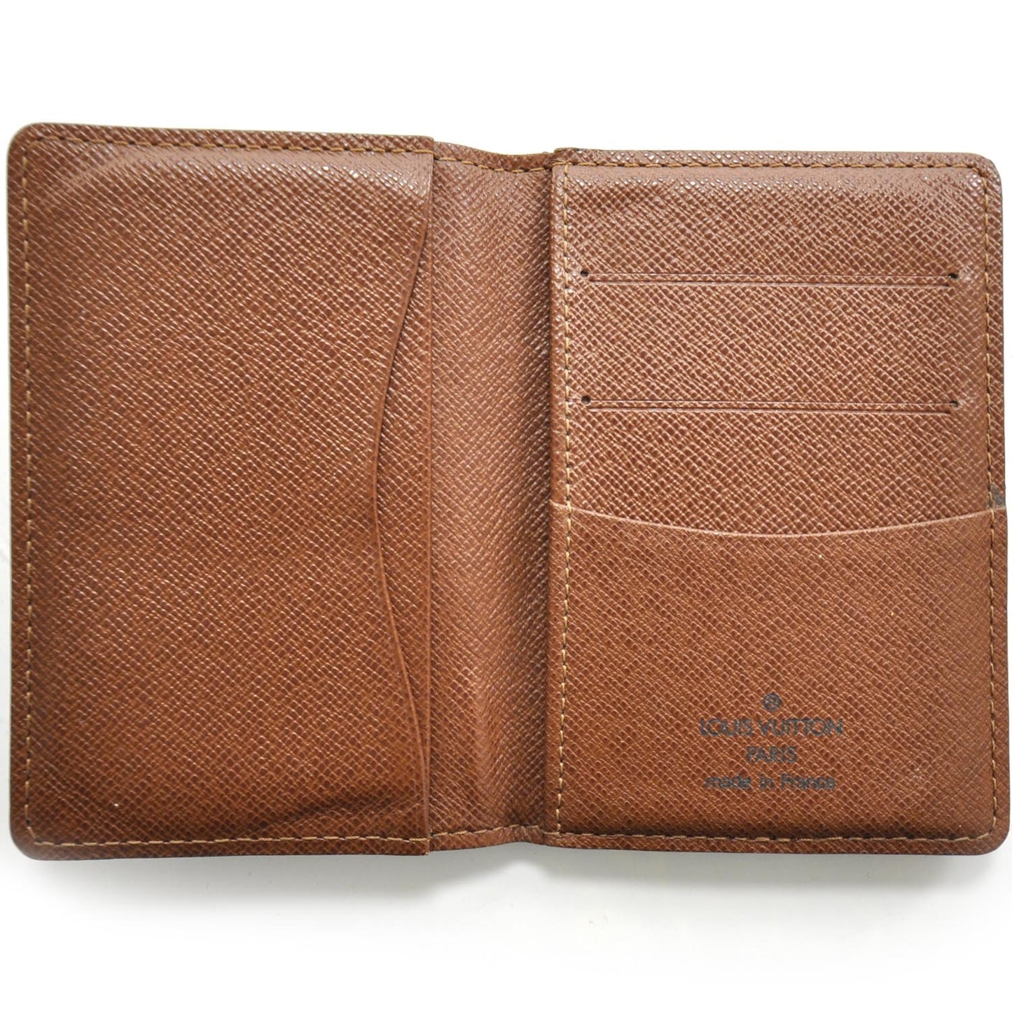 Monogram Pocket Organizer Card Holder