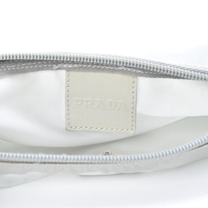 Prada Nylon Vela Cosmetic Pouch Cristallo 6 of 10