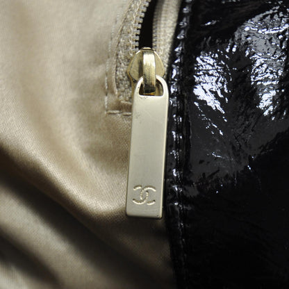 Chanel Vinyl XL Rock and Chain Flap Black 9 of 11