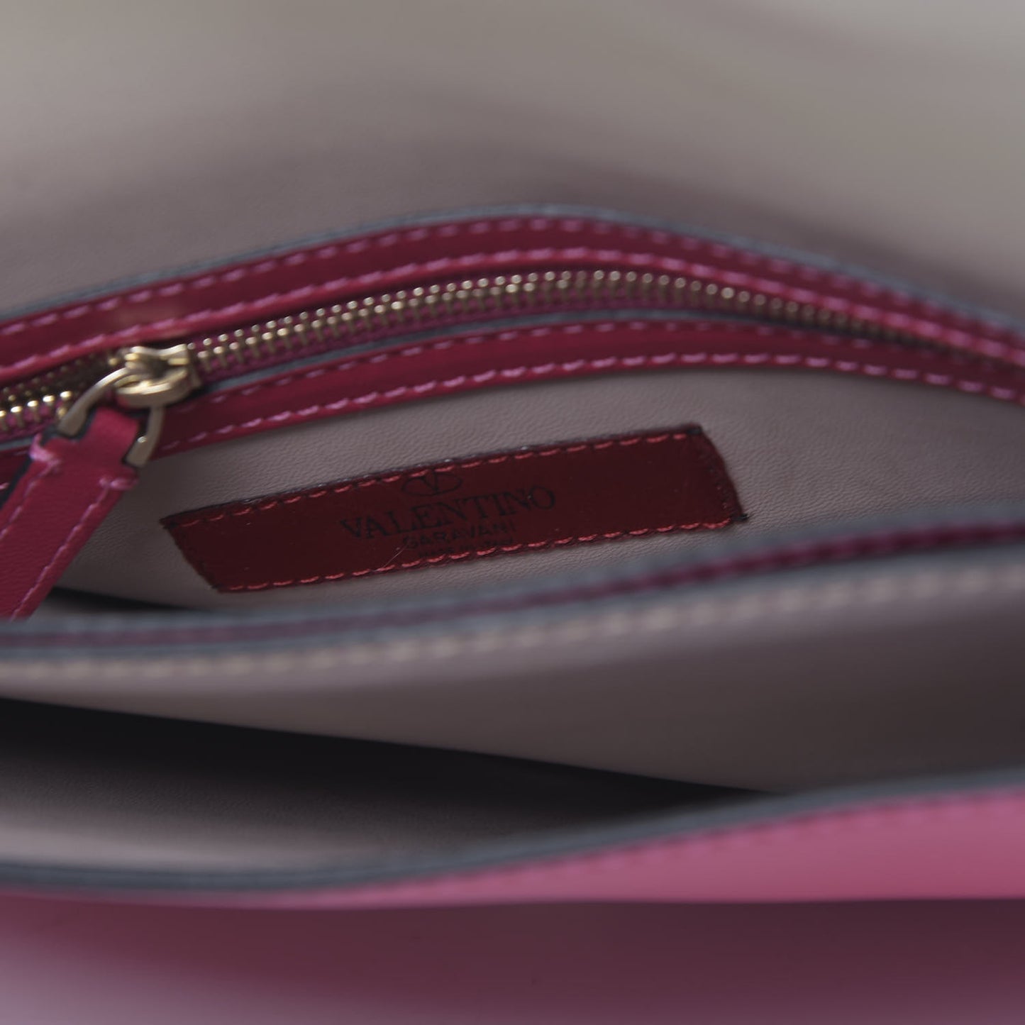 Nappa Rockstud Wristlet Clutch Cyclamin