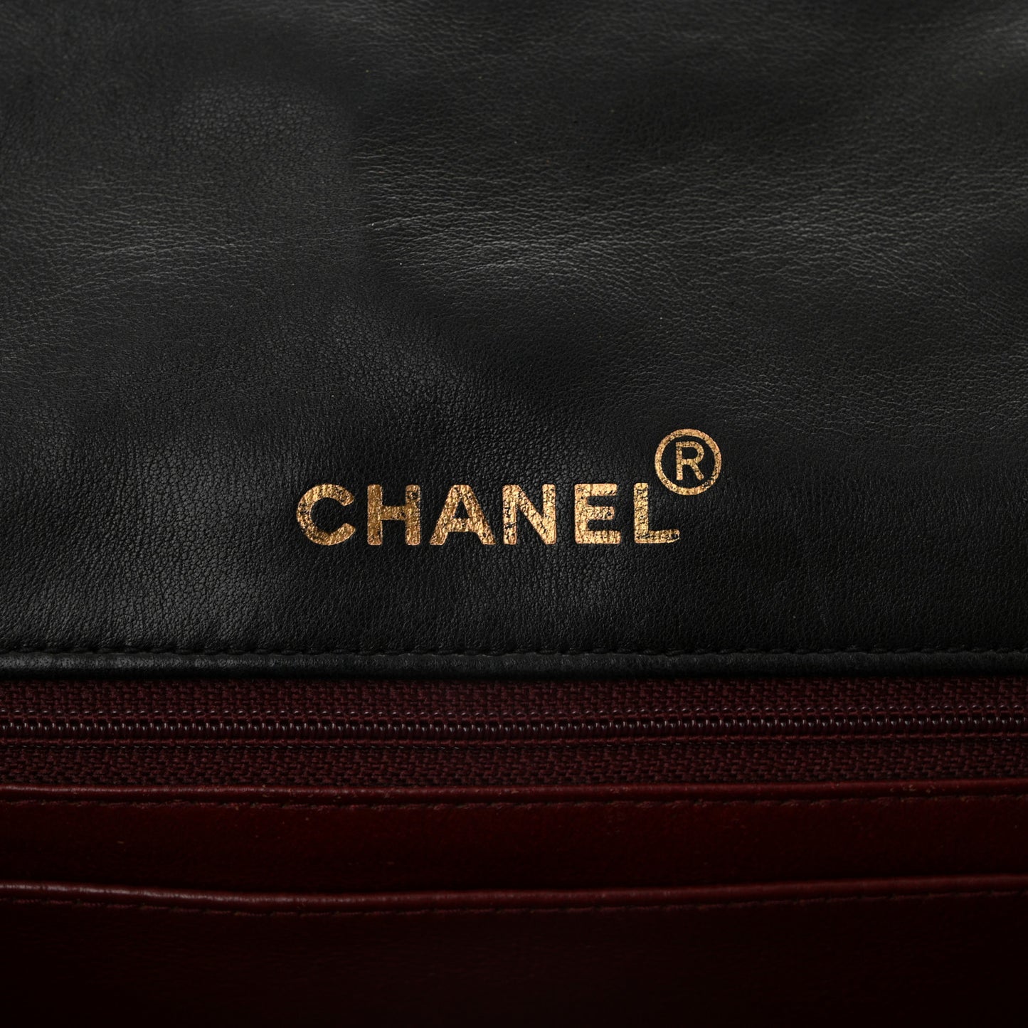 Lambskin Quilted Small Single Flap Black